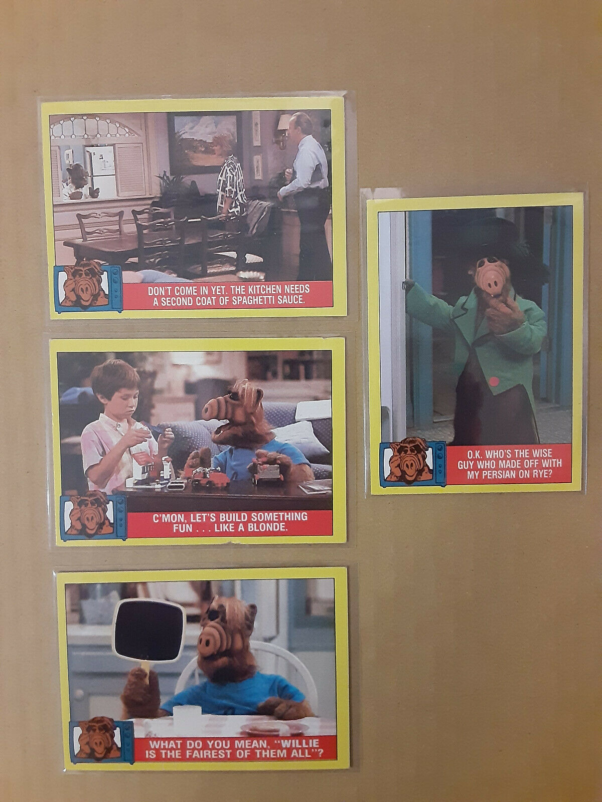 1987 Topps Alf 4 trading card lot