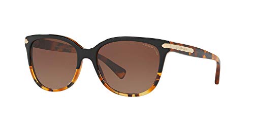 Coach Woman Sunglasses, Tortoise Lenses Acetate Frame, 57mm