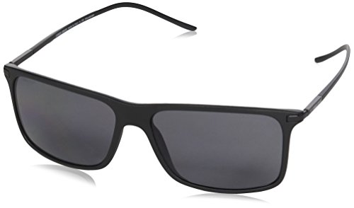 Giorgio Armani Man Sunglasses, Black Lenses Nylon Frame, 57mm