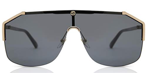 Gucci gg0291s 100% Authentic MenÃ‚â€s Sunglasses Gold 001, 99-0-140
