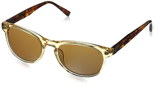 John Varvatos unisex adult V774 Sunglasses, Vintage Yellow Uf, 51 mm US