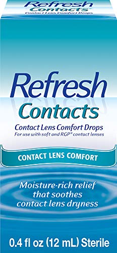 Refresh Contacts, Contact Lens Comfort Drops, 0.4 Fl Oz (12mL) Sterile