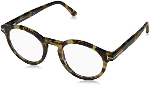Tom Ford FT 5529-B BLUE BLOCK BLONDE HAVANA 48/22/145 unisex eyewear frame