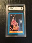 1987 Topps WWF Hulk Hogan #35 American-Made Trading Card GMA Graded NM 7