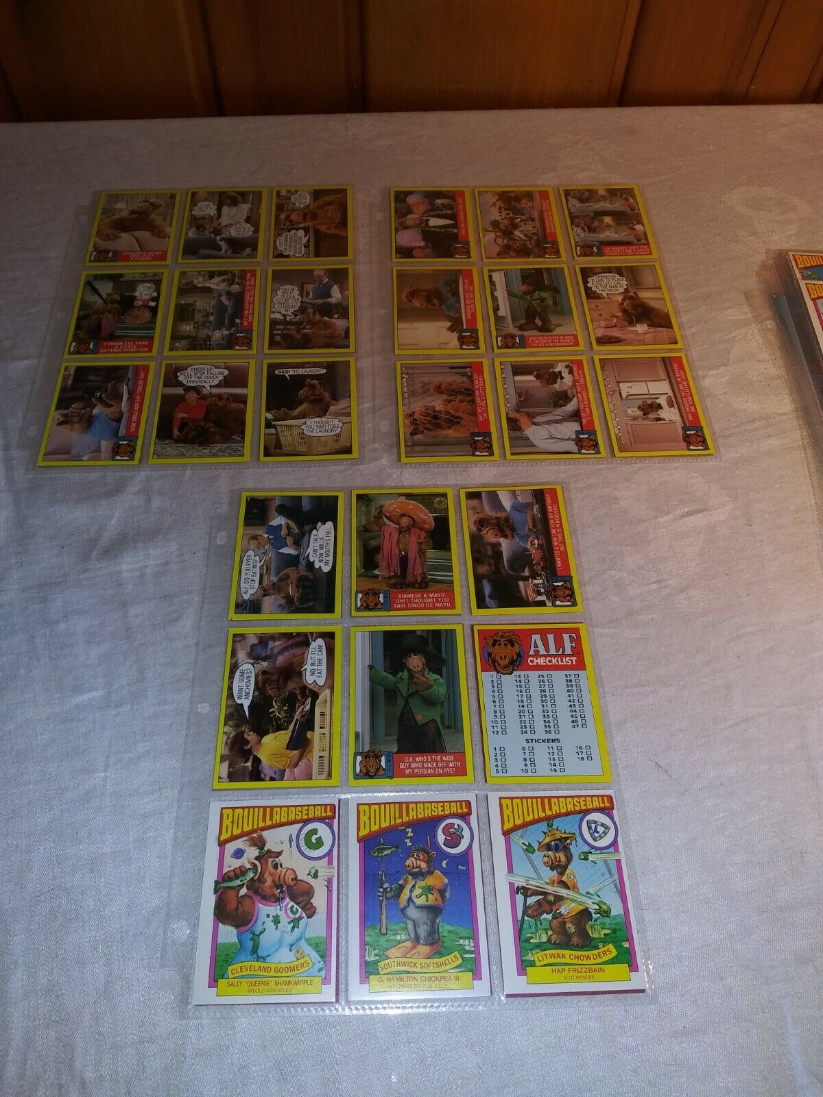 1987 TOPPS ALF Trading Cards lot of 46