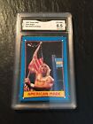 1987 Topps WWF Hulk Hogan #35 American-Made Trading Card GMA Graded EX-NM+ 6.5