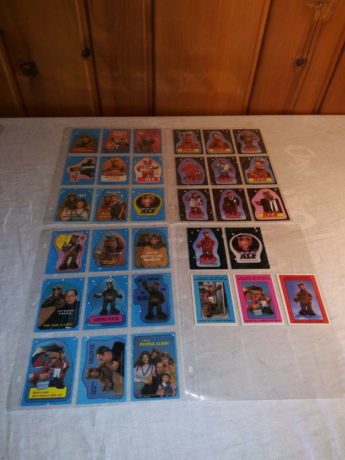 1987 TOPPS ALF Trading Card Stickers lot of 32