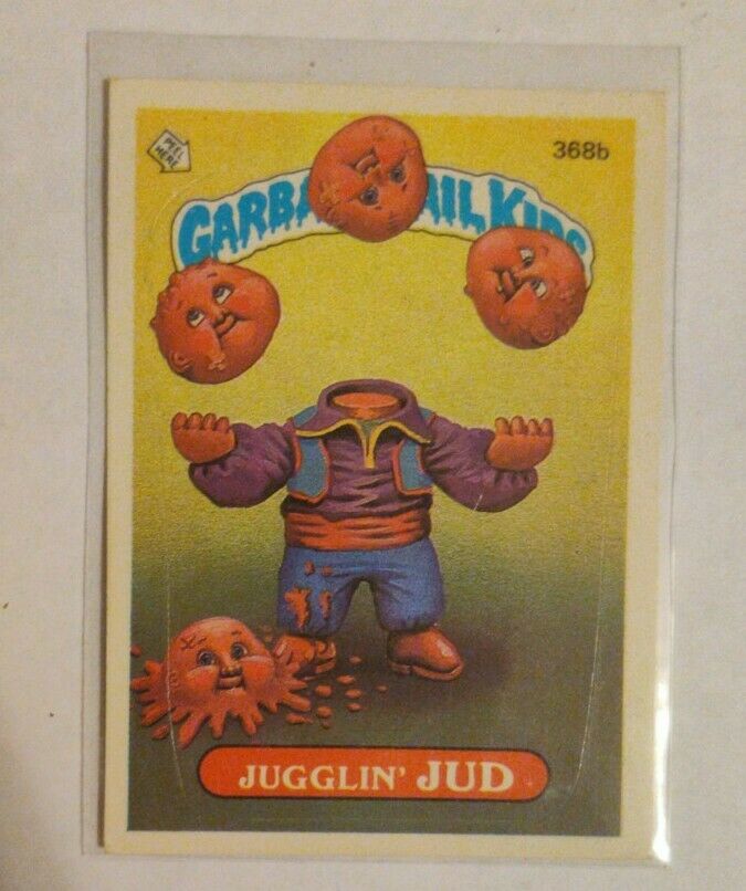 1987 Topps Garbage Pail Kids - # 368B JUGGLIN' JUD gpk trading cards