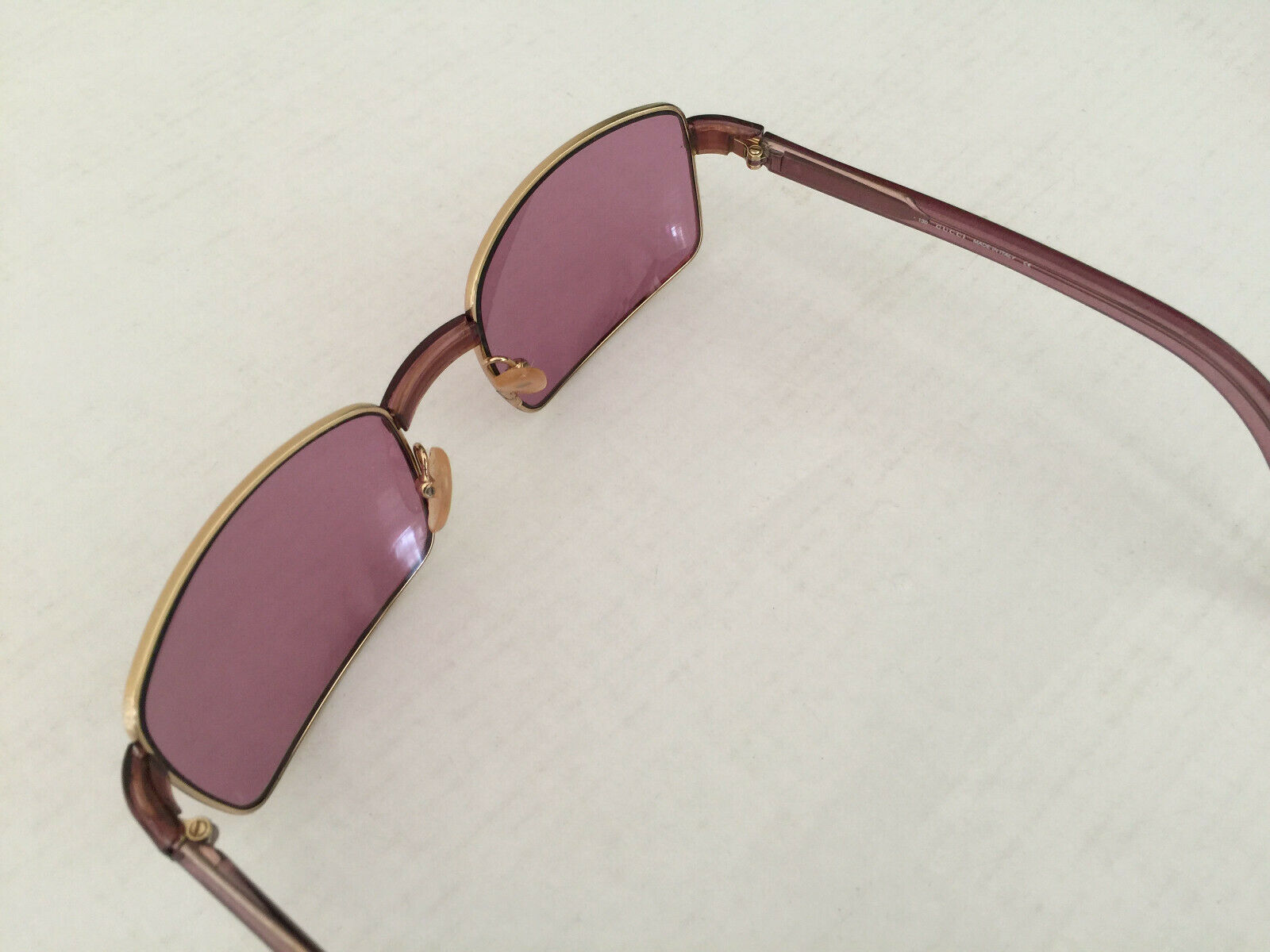 Gucci 1378/S T1Y Sunglasses in Gold/Violet by Vintage Frames Made in Italy