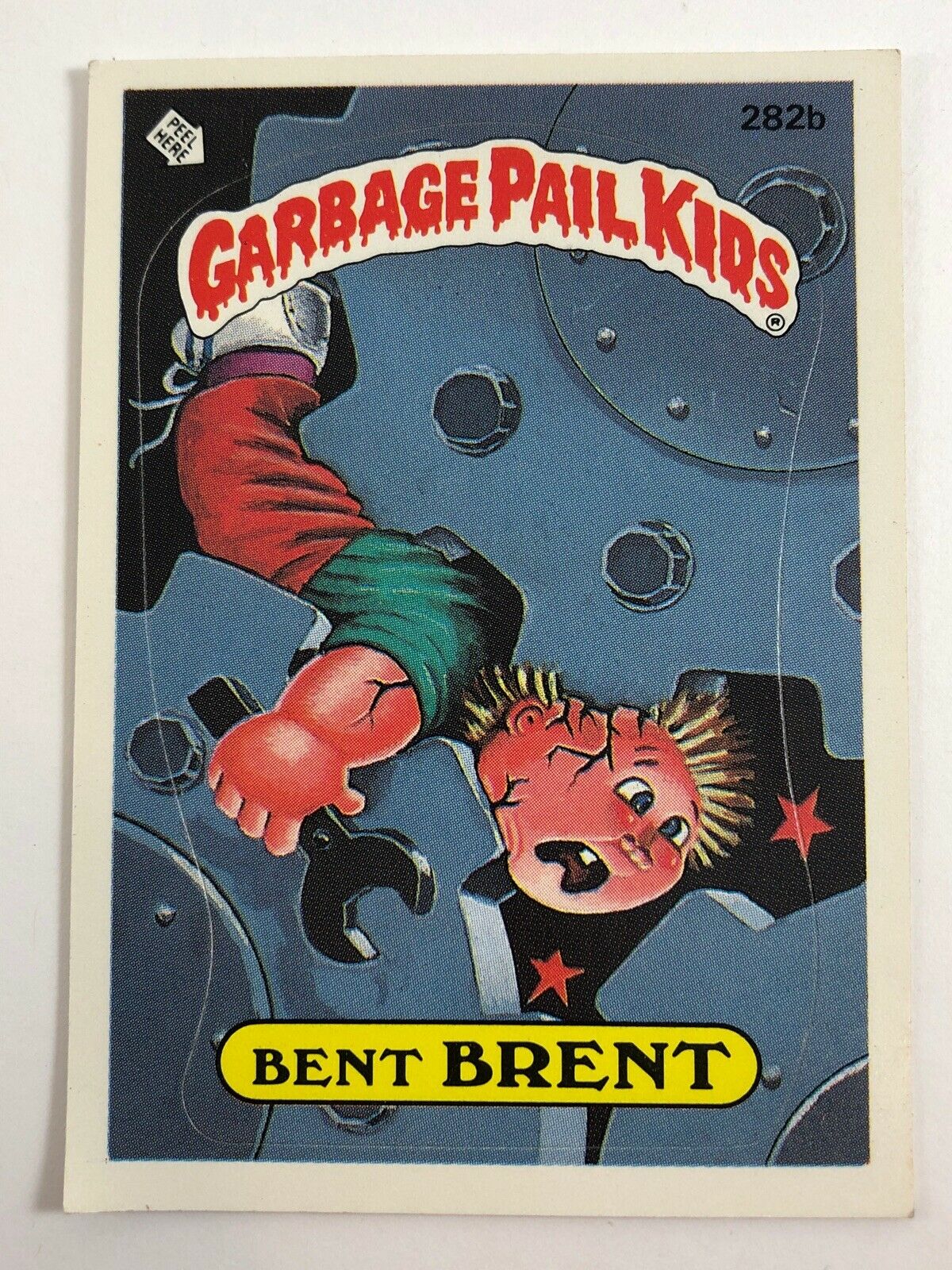 1987 Garbage Pail Kids Bent Brent Topps Vintage Trading Card OS7 282b Sticker