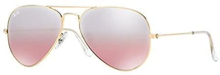 Ray-Ban RB3025 Aviator Metal Sunglasses.