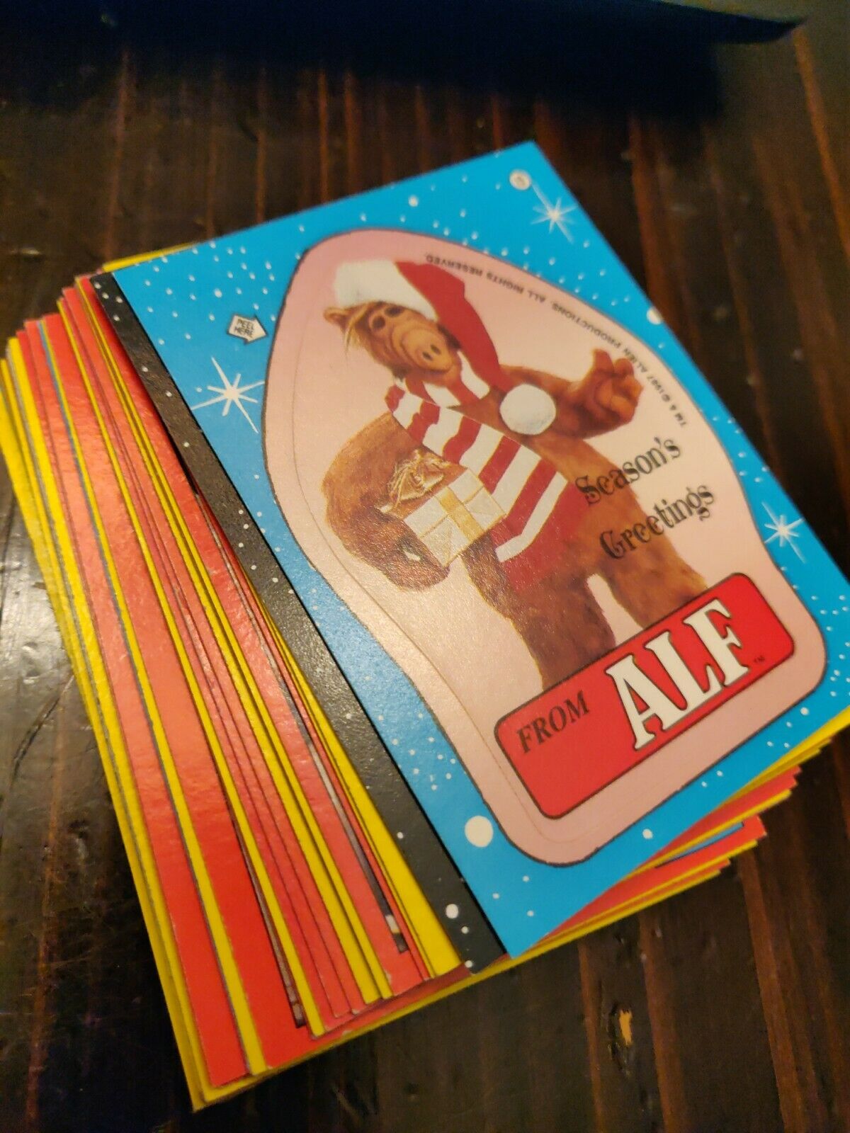 Lot of Alf Trading Cards, 1987 Topps, Lot of 30+ Most Pack Fresh Near Mint