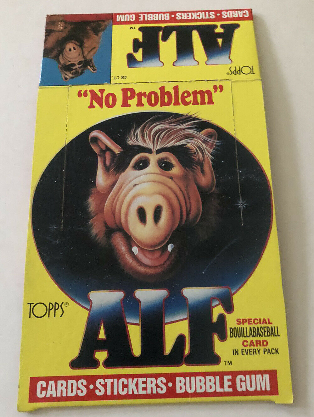 Topps Alf 1987 Empty Trading Card Box