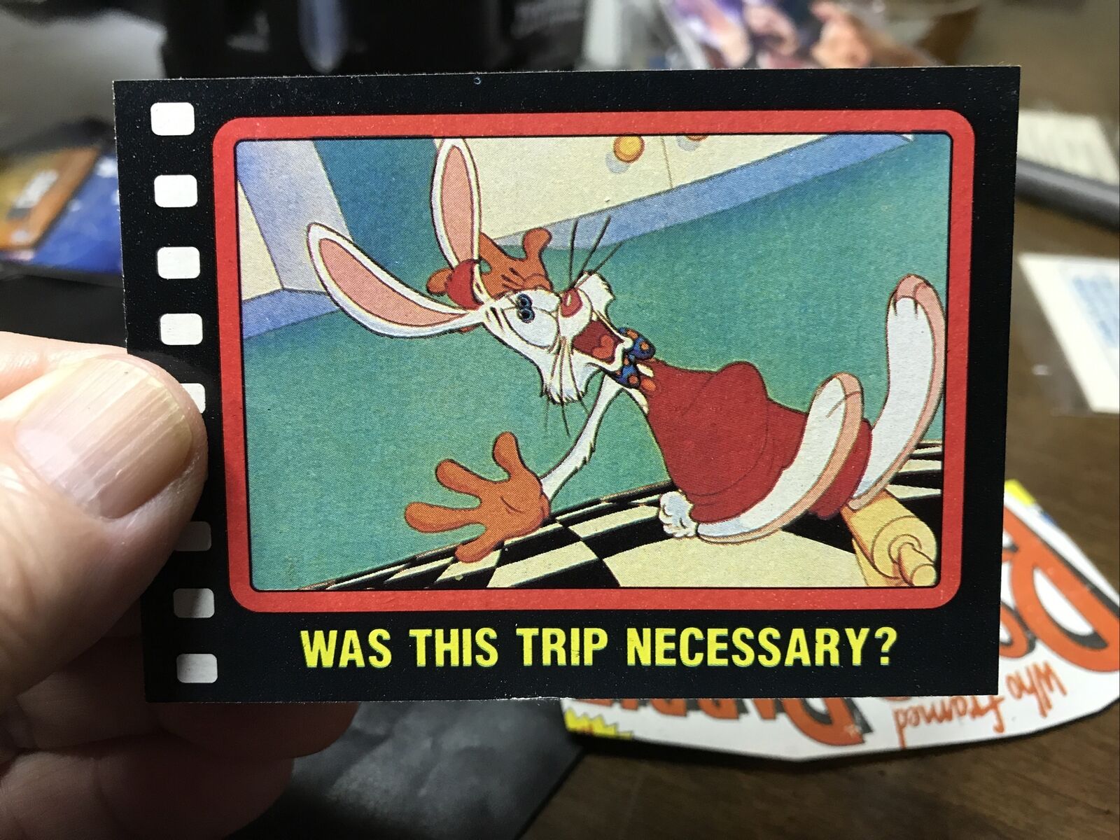 1987 Topps Who Framed Roger Rabbit Trading Card # 11