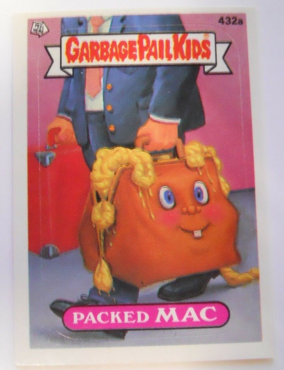 VINTAGE! 1987 Topps Garbage Pail Kids Trading Card #432a-Packed Mac