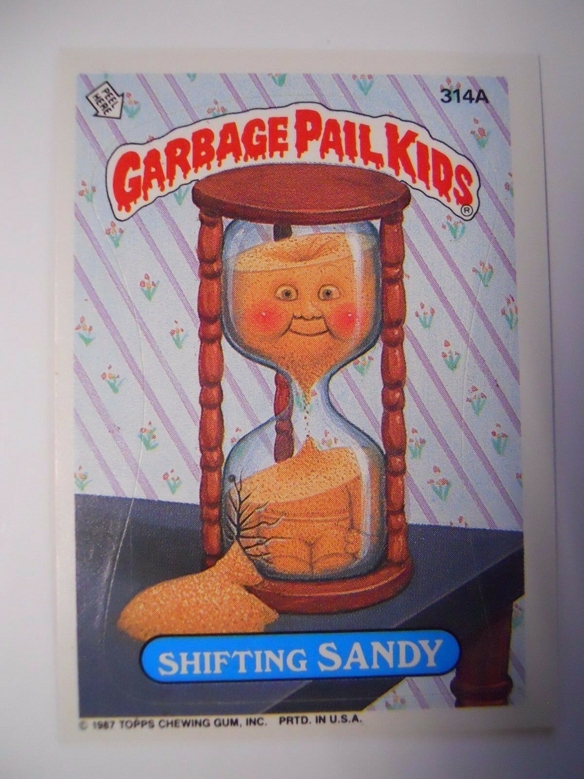 VINTAGE! 1987 Topps Garbage Pail Kids Trading Card #314a-Shifting Sandy