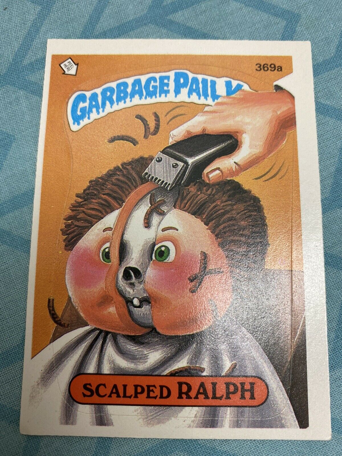 Garbage Pail Kid Trading Card Sticker Scalped Ralph