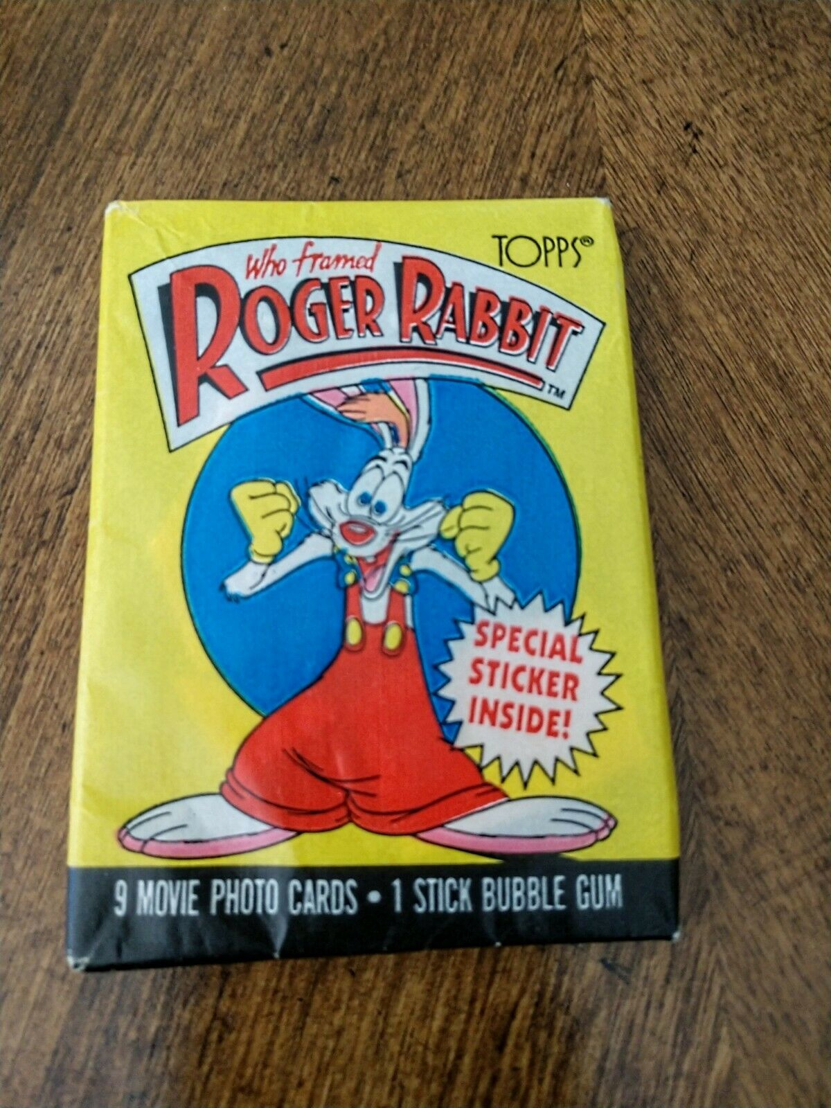 Who Framed Roger Rabbit - Trading Cards Topps 1987  - 1 x Wax Pack