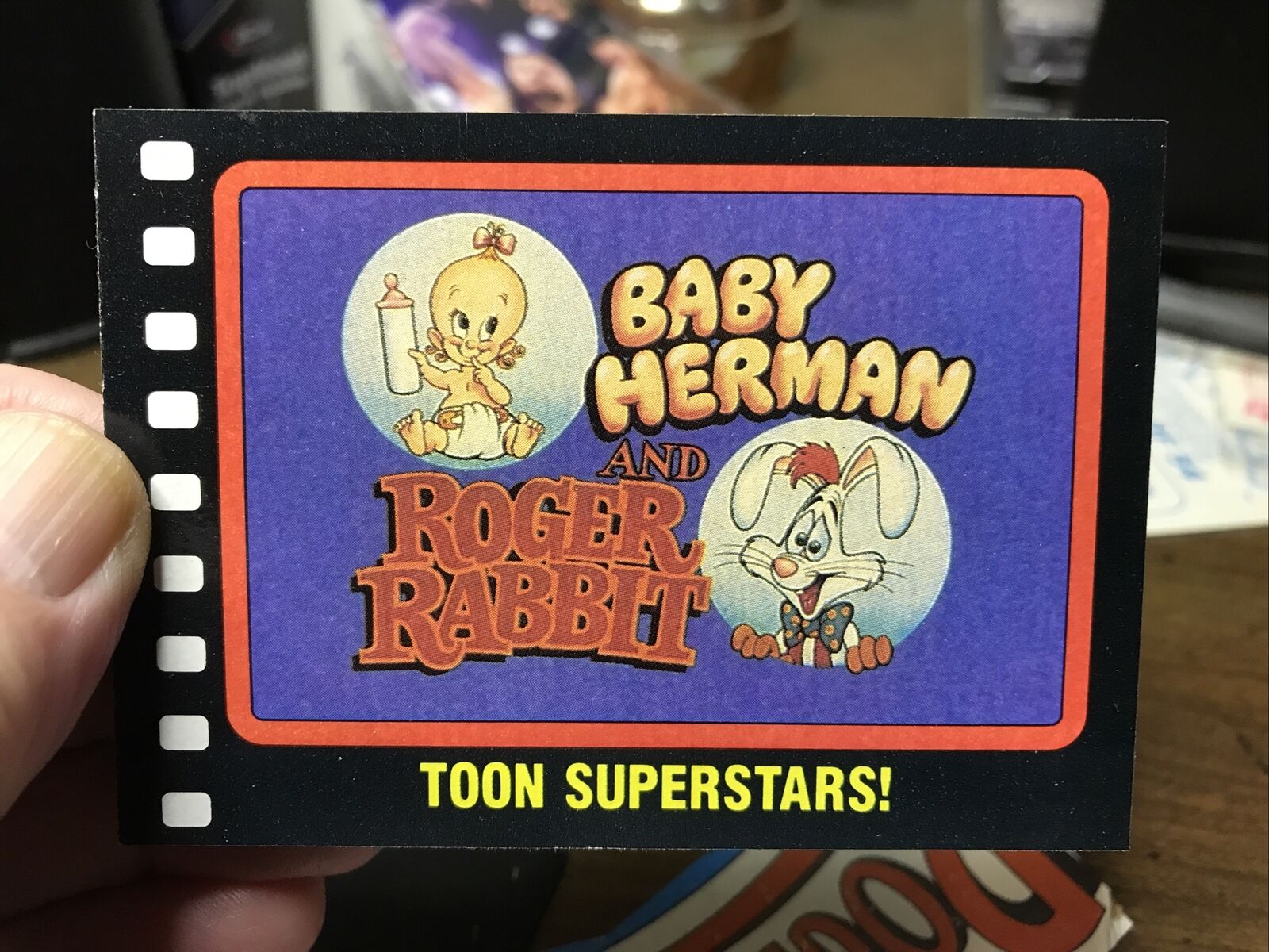 1987 Topps Who Framed Roger Rabbit Trading Card # 2