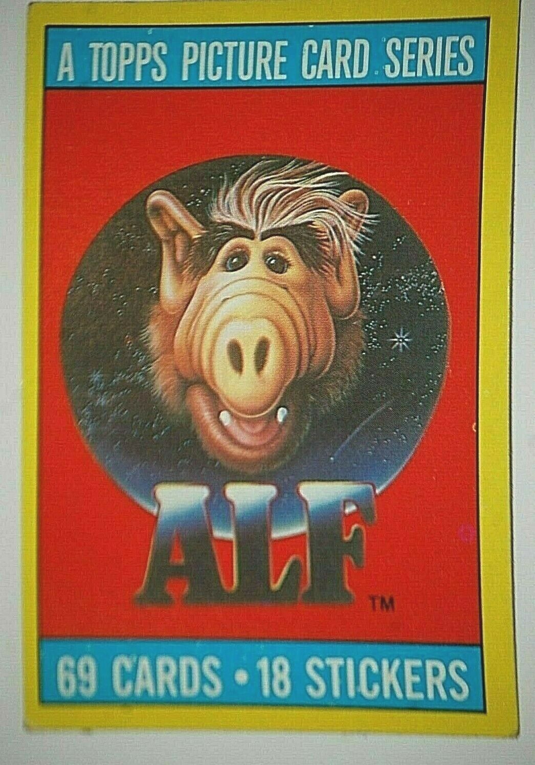 1987 Topps Alien Productions ALF #1 Non Sport Trading Card Alf TV Show