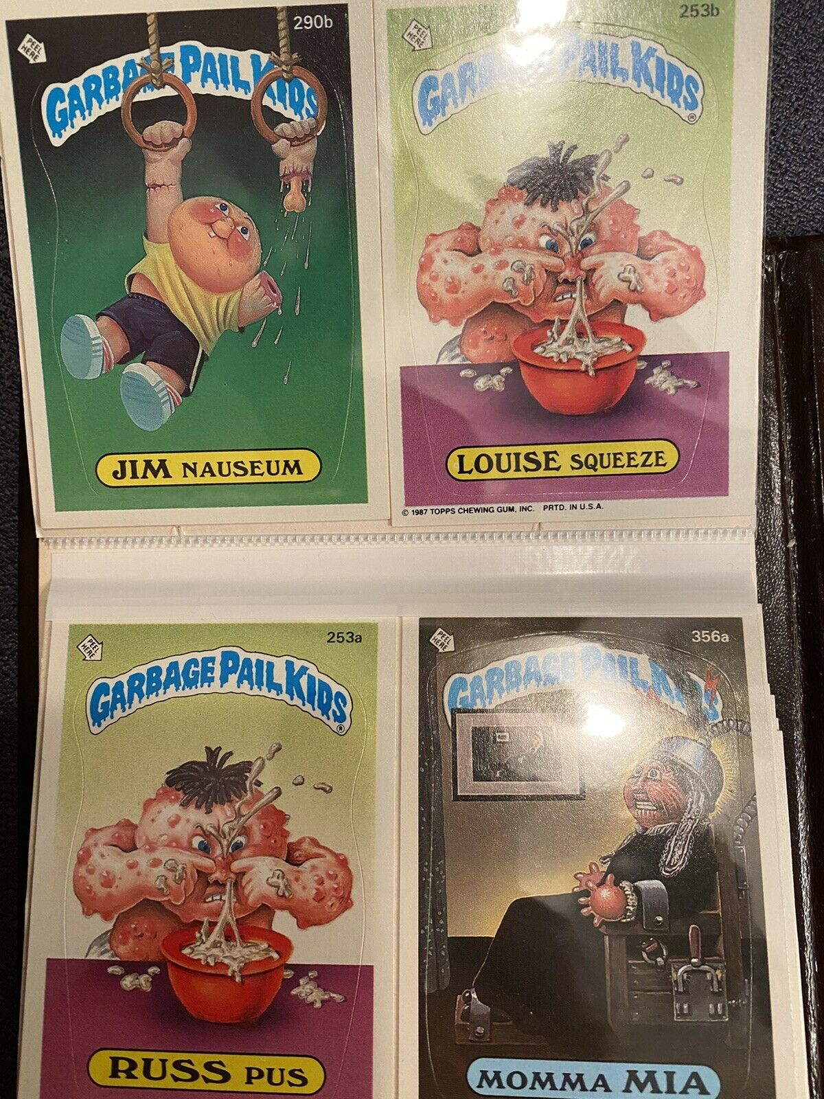 Cabbage Pail Kids Trading Cards 52 Cards