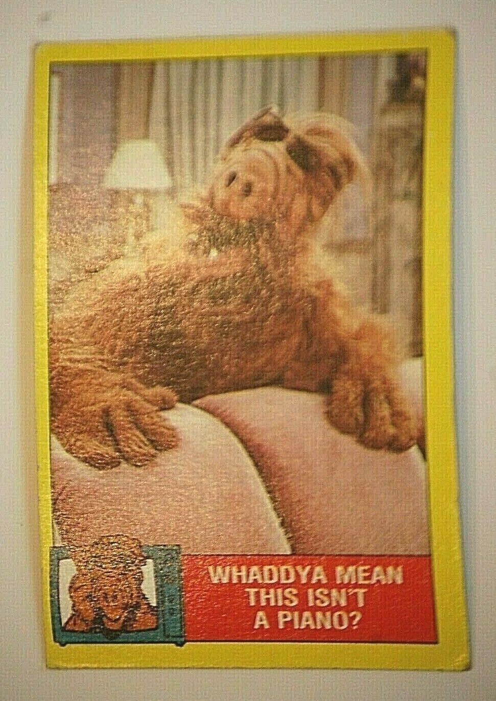 1987 Topps Alien Productions ALF #2 Non Sport Trading Card Alf TV Show