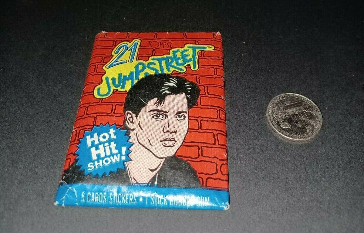 1987 TOPPS 21 Jumpstreet Trading Cards Pack Johnny Depp UNOPENED