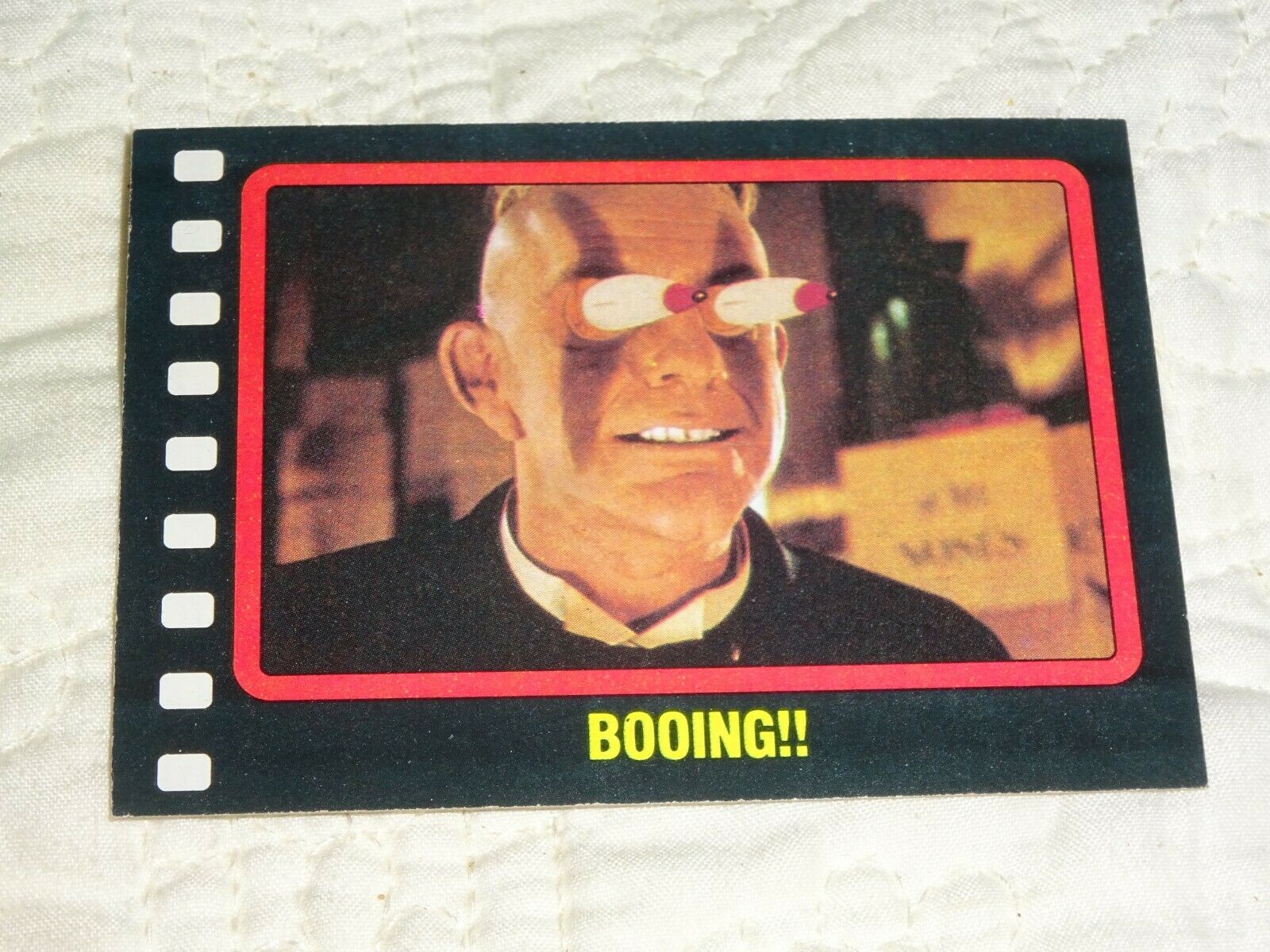 1987 WHO FRAMED ROGER RABBIT Topps Trading Card #118 Booing!