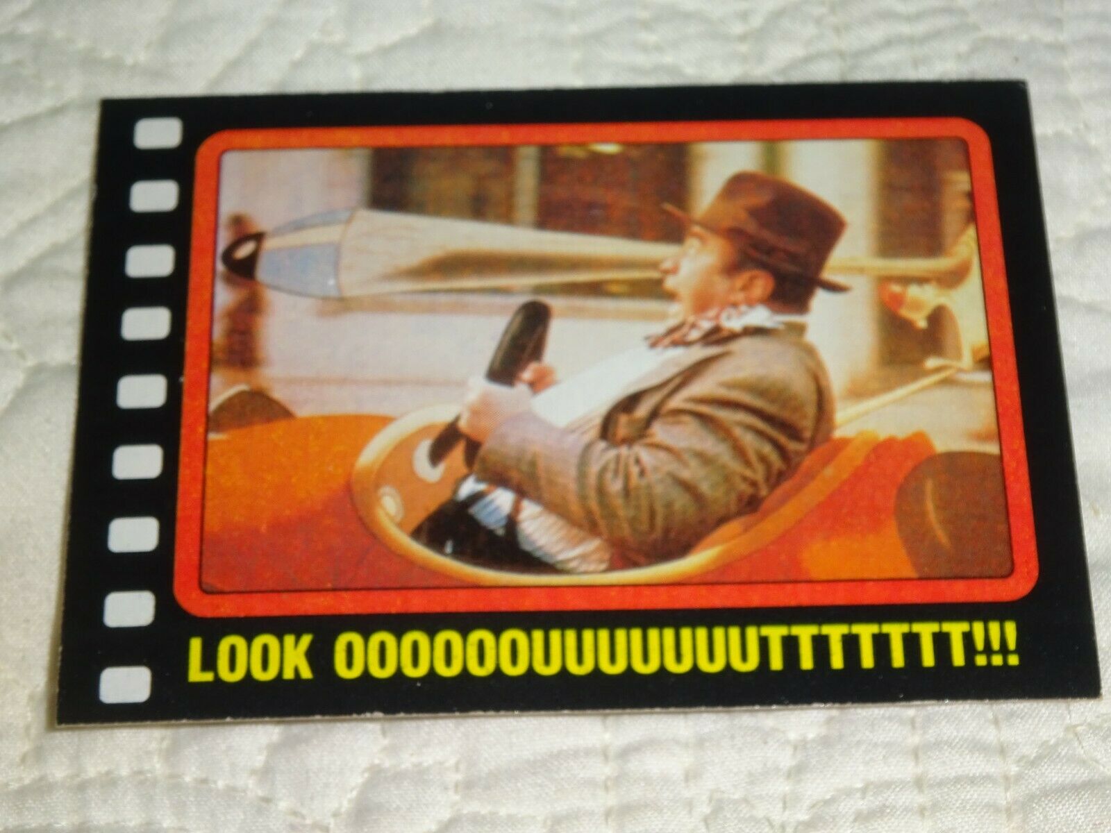 1987 WHO FRAMED ROGER RABBIT Topps Trading Card #78 Look Oooooouuuuttttt!!!