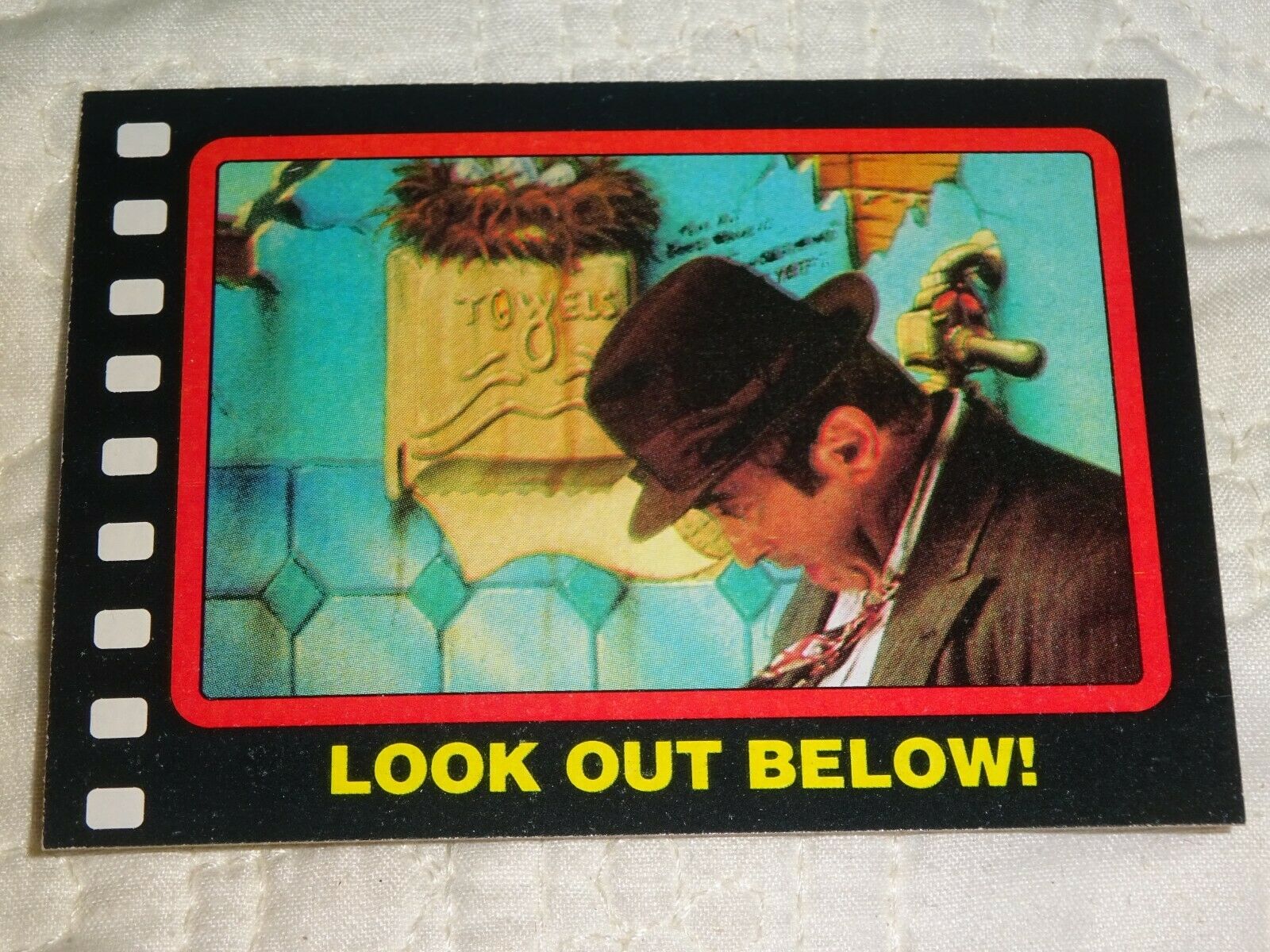 1987 WHO FRAMED ROGER RABBIT Topps Trading Card #91 Look Out Below!