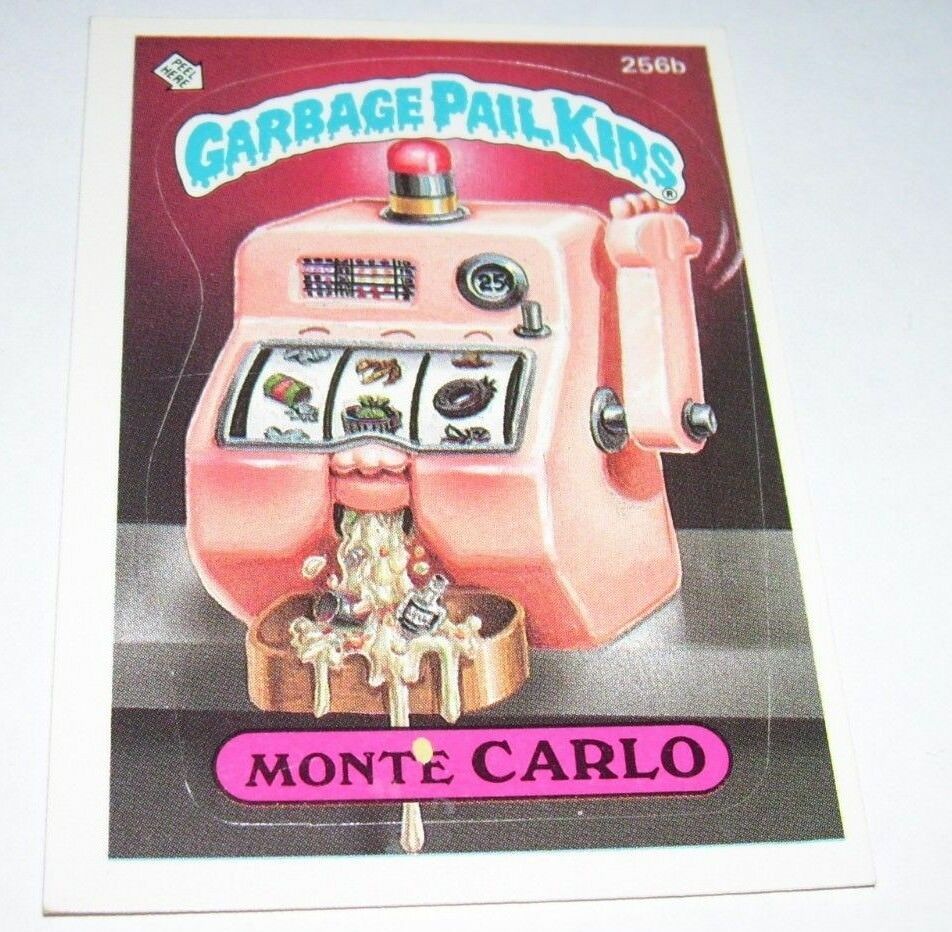 Garbage Pail Kids Monte Carlo 1987 Topps Trading Card 256b