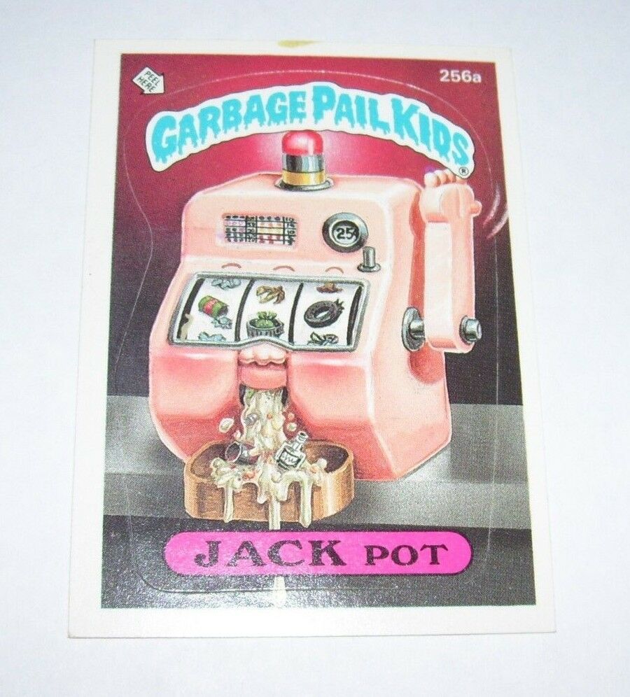 Garbage Pail Kids Jack Pot 1987 Topps Trading Card 256a