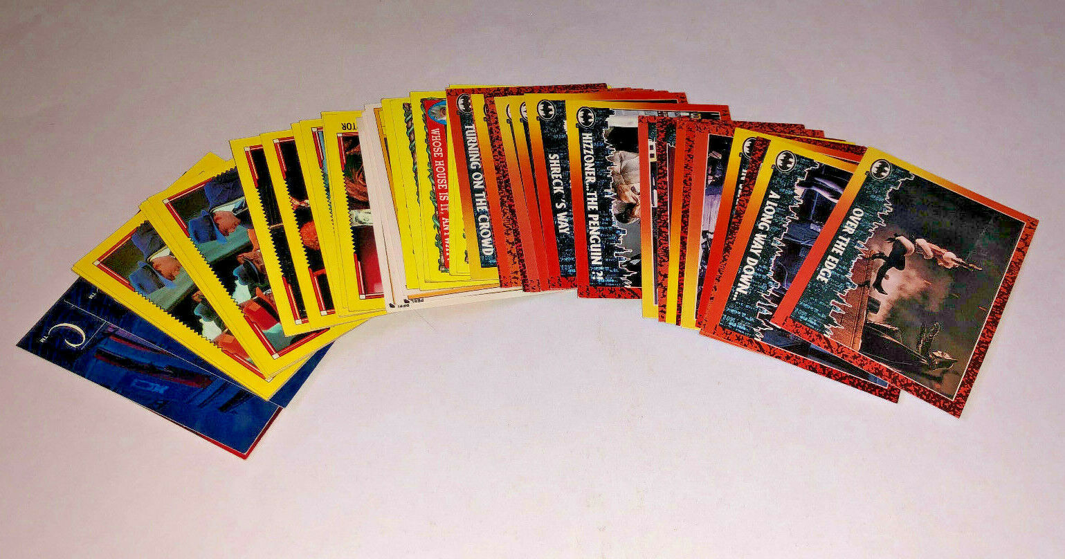 Lot of 40 Movie Random Trading Cards Batman Returns Dick Tracy Harry & Henderson
