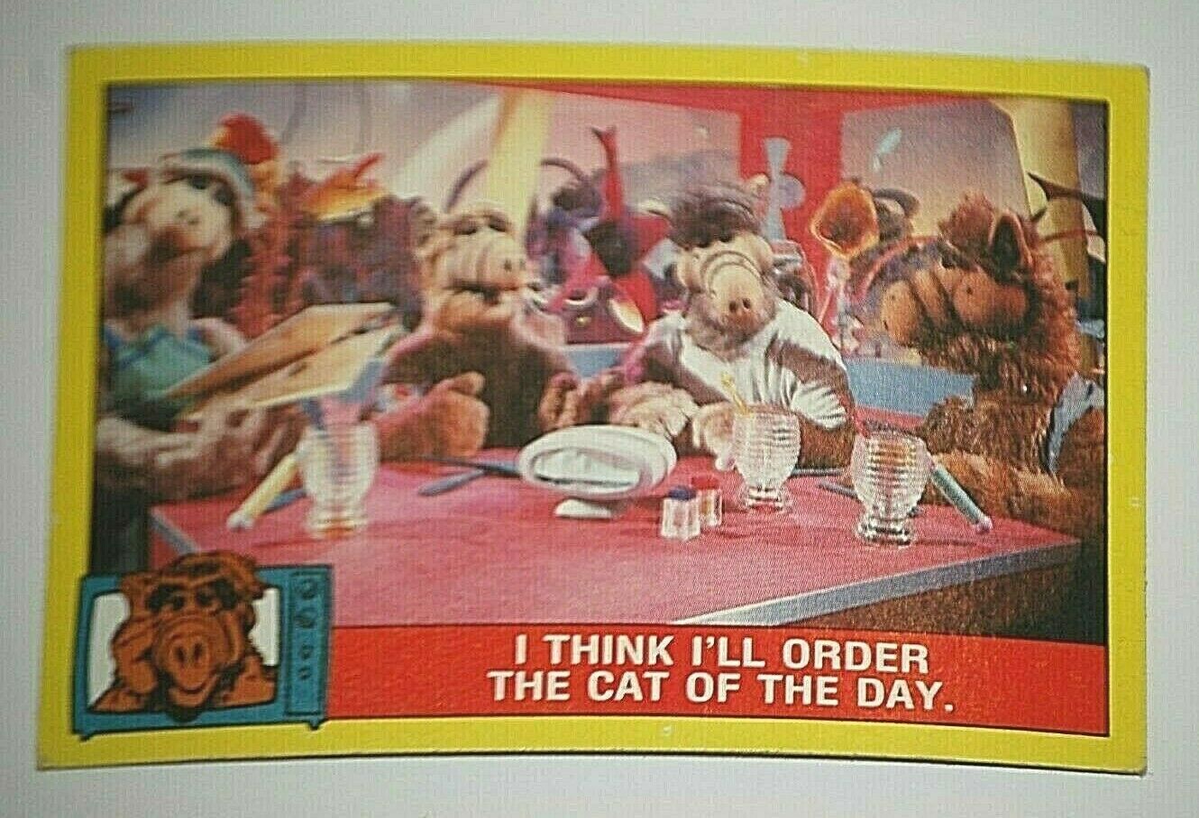 1987 Topps Alien Productions ALF #4 Non Sport Trading Card Alf TV Show