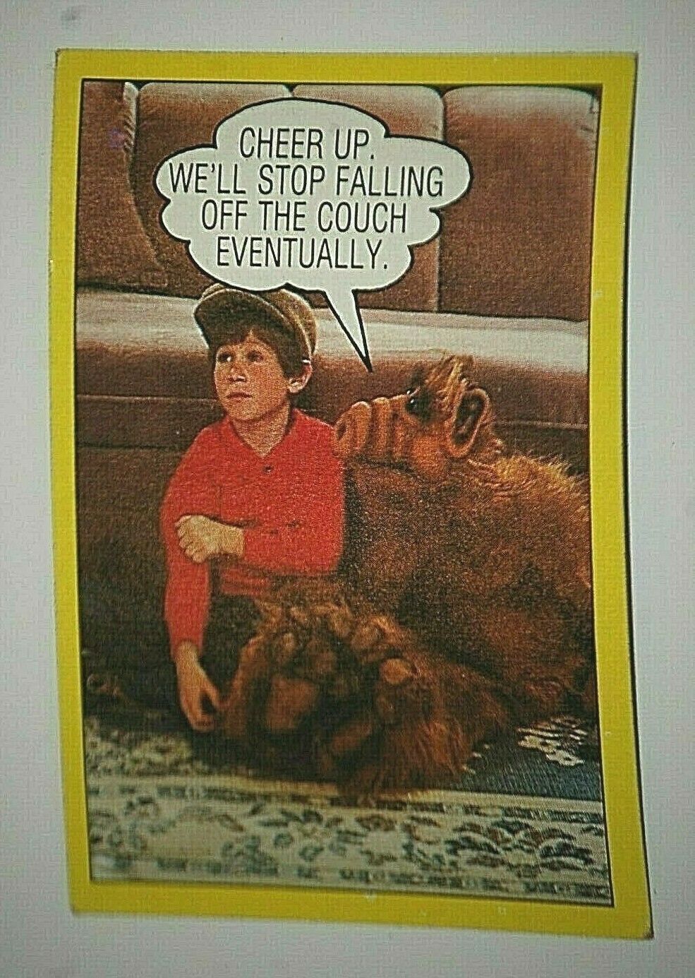 1987 Topps Alien Productions ALF #16 Non Sport Trading Card Alf TV Show