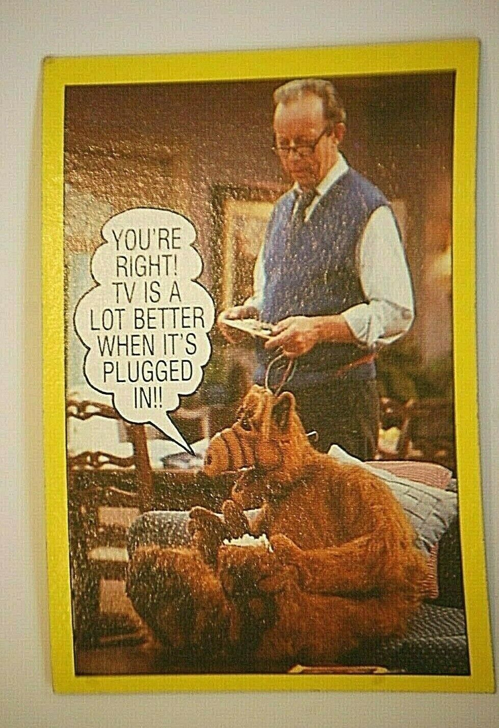 1987 Topps Alien Productions ALF #11 Non Sport Trading Card Alf TV Show
