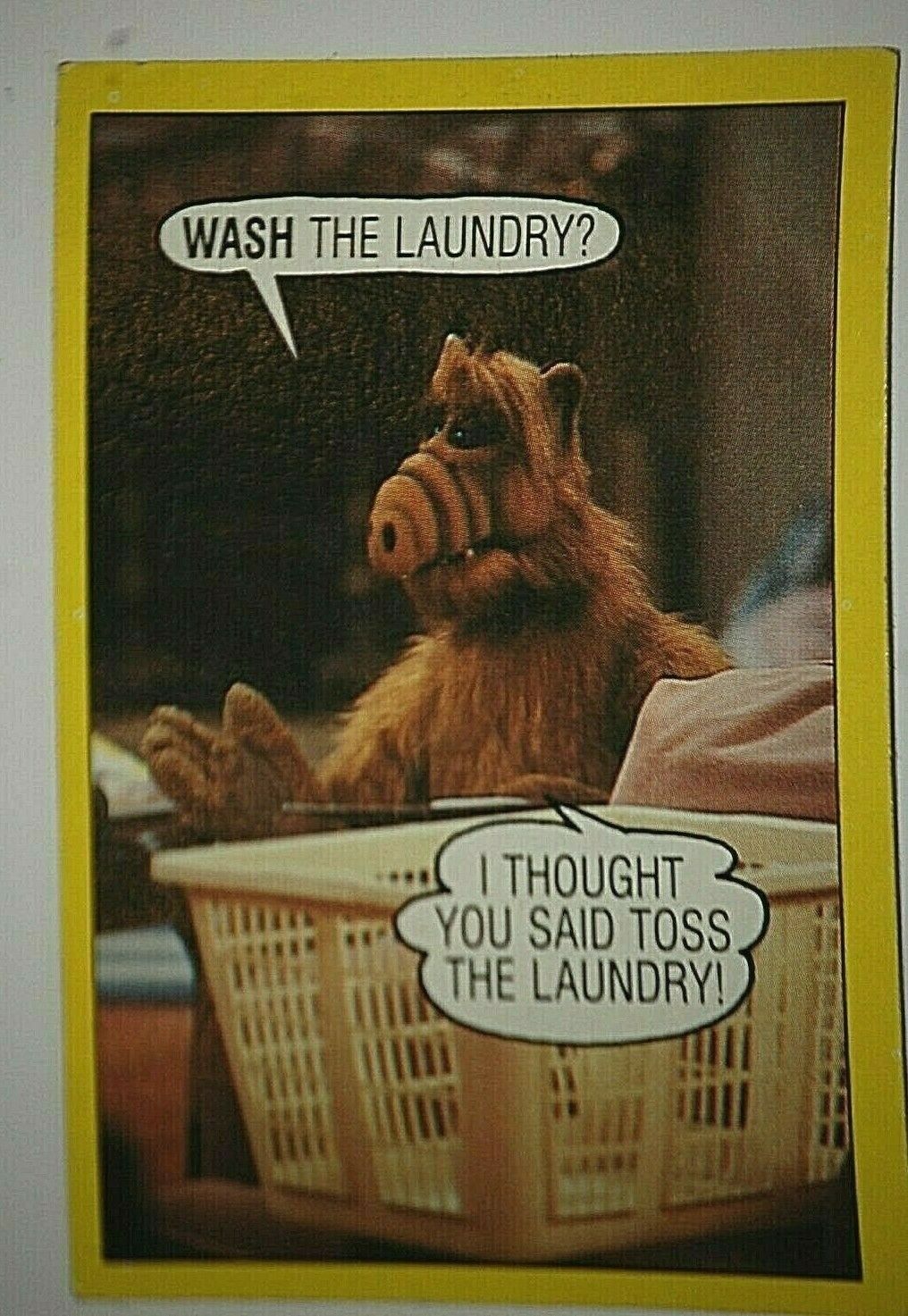 1987 Topps Alien Productions ALF #17 Non Sport Trading Card Alf TV Show