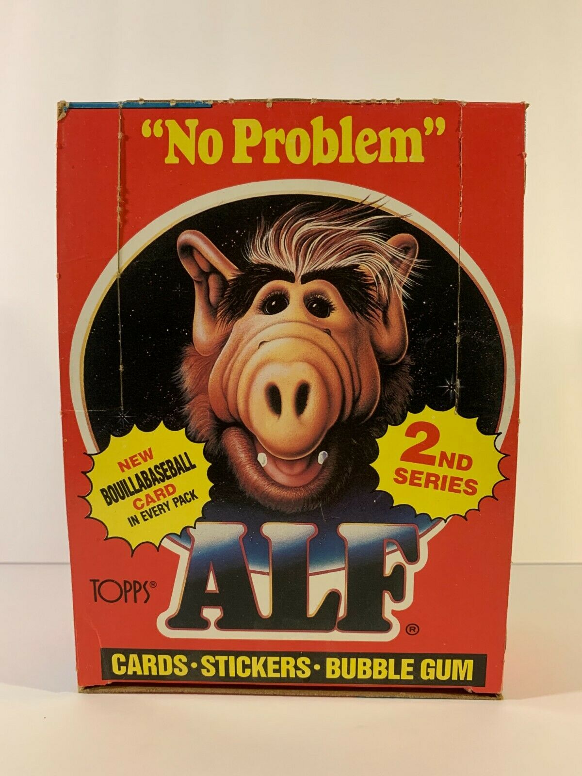 1987 Alf Topps Trading Card Series 2 Empty Box NICE!!