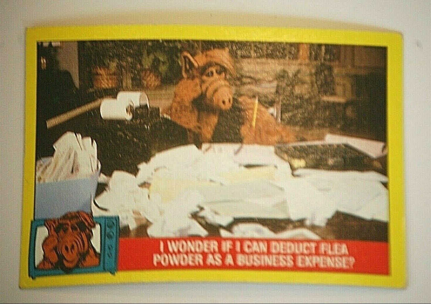 1987 Topps Alien Productions ALF #30 Non Sport Trading Card Alf TV Show