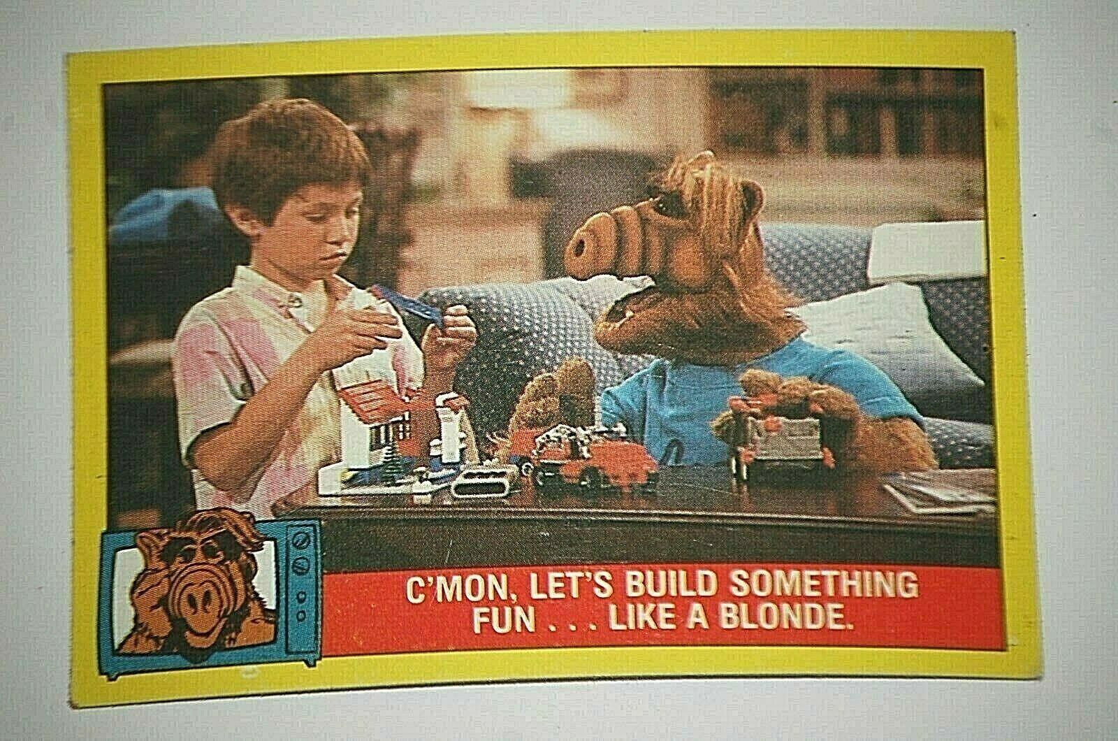 1987 Topps Alien Productions ALF #32 Non Sport Trading Card Alf TV Show