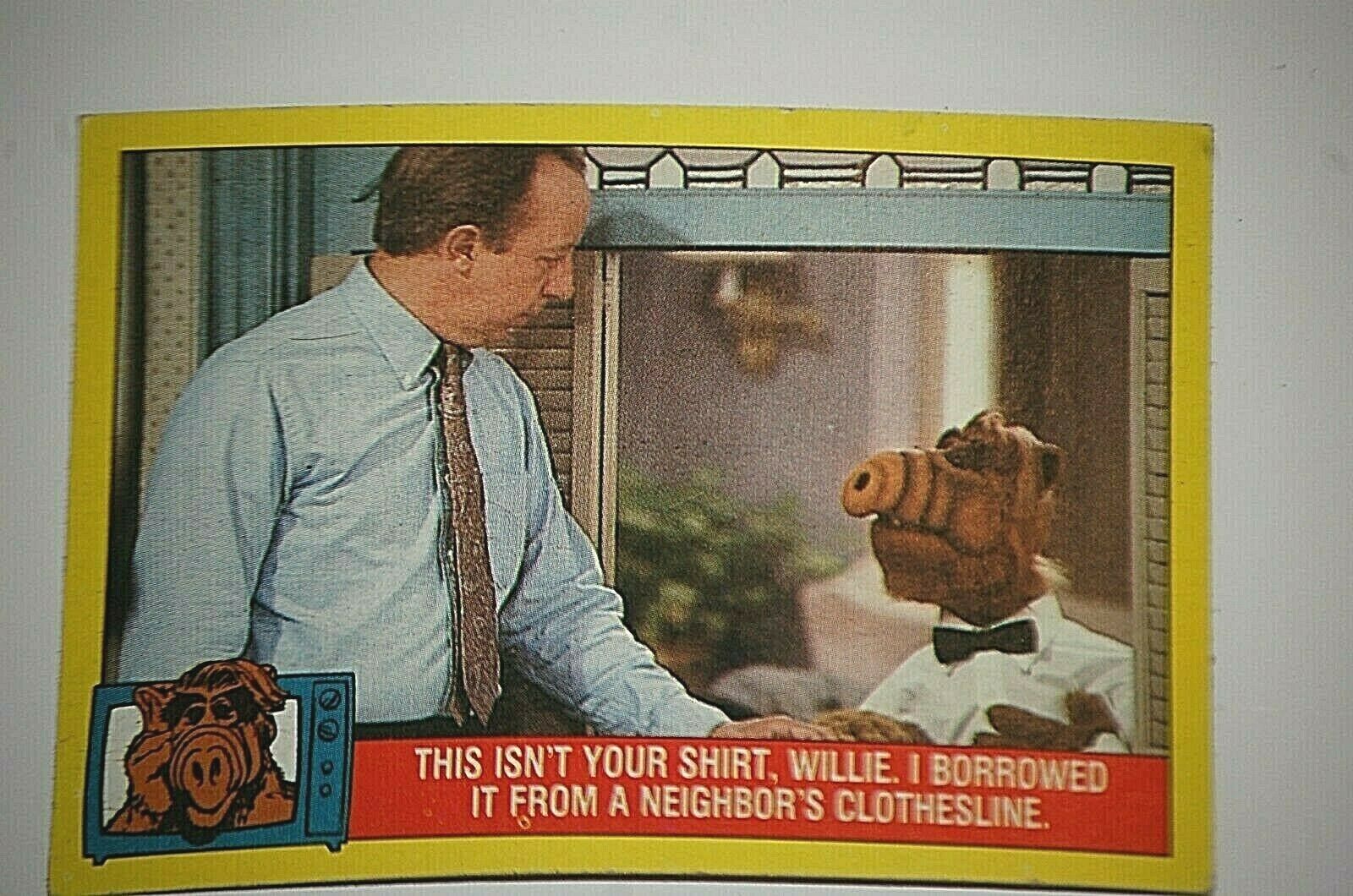 1987 Topps Alien Productions ALF #33 Non Sport Trading Card Alf TV Show