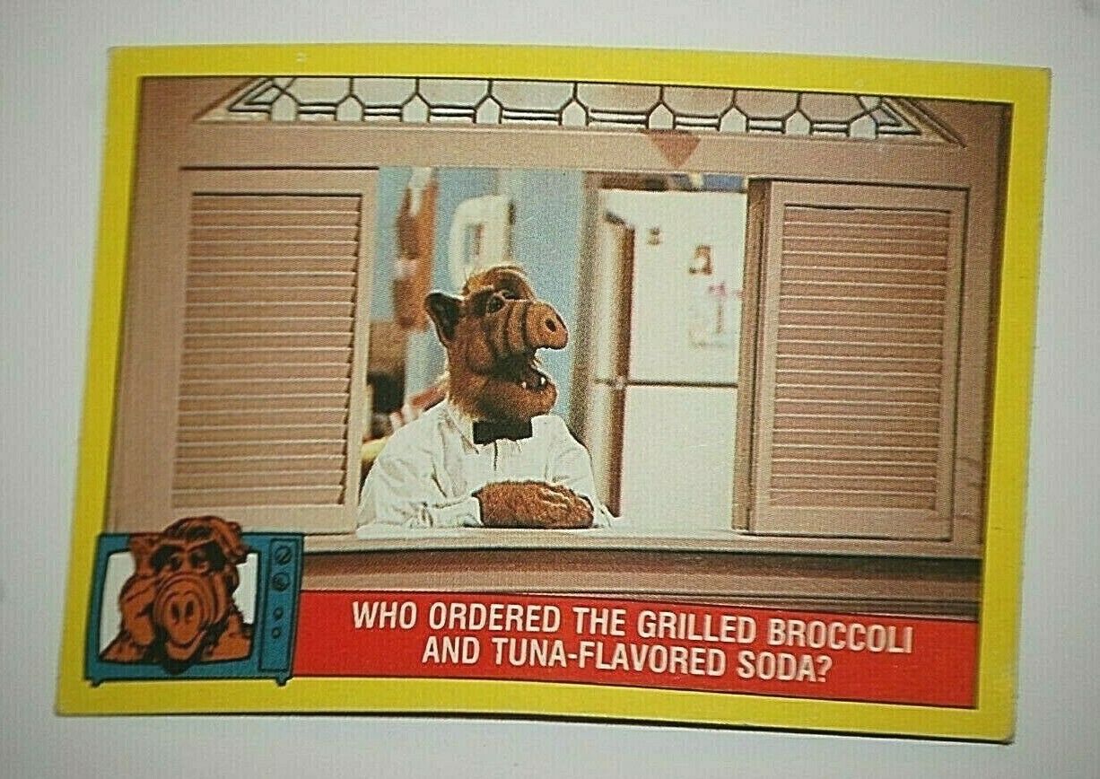 1987 Topps Alien Productions ALF #35 Non Sport Trading Card Alf TV Show