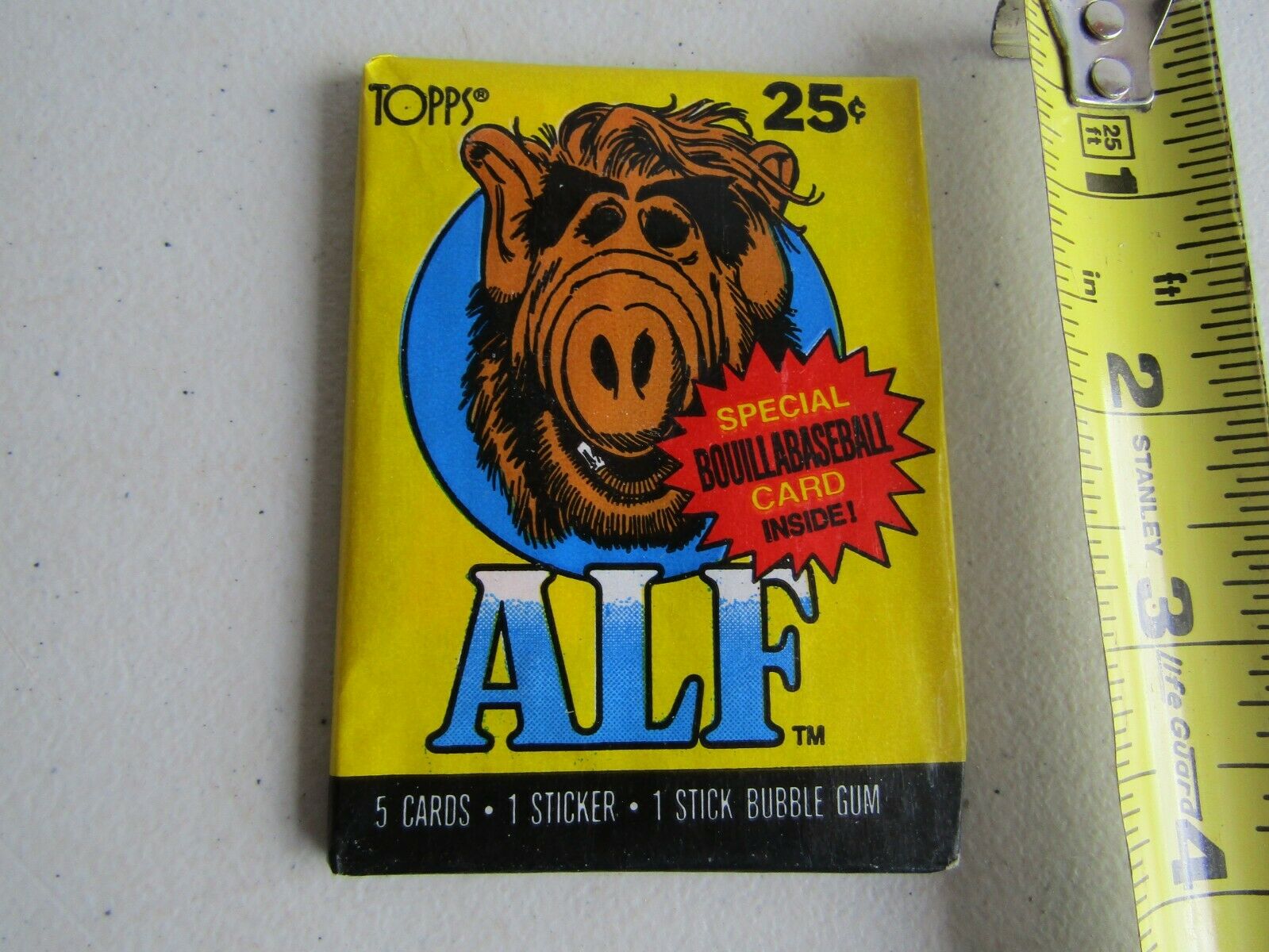 SEALED TRADING CARD PACK 1987 TOPPS ALF ALIEN LIFE FORM 25 CENT ***