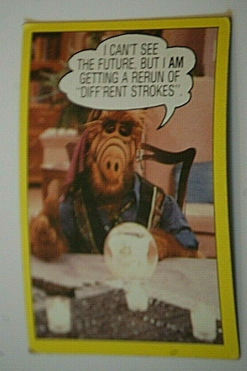 1987 Topps Alien Productions ALF #46 Non Sport Trading Card Alf TV Show