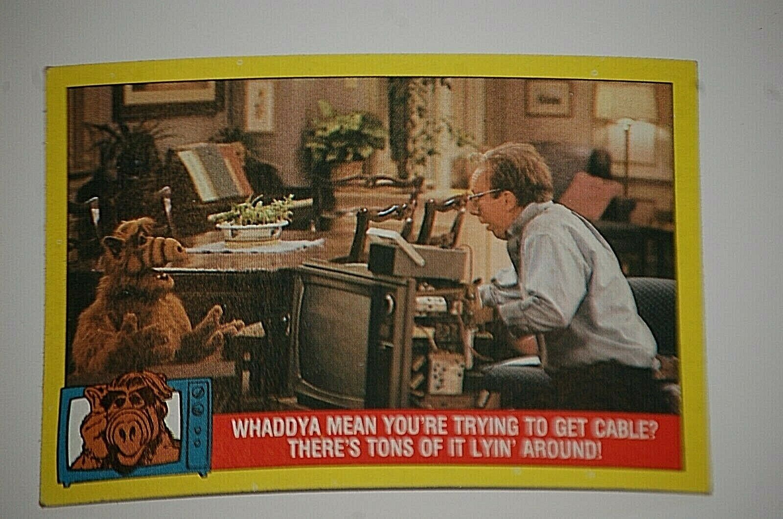 1987 Topps Alien Productions ALF #40 Non Sport Trading Card Alf TV Show