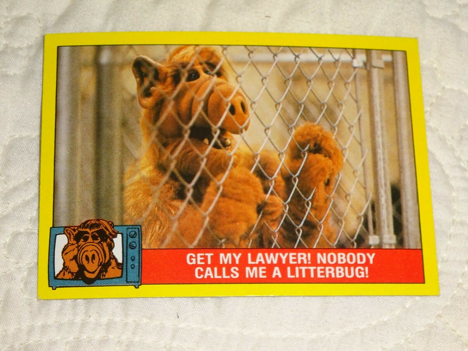 1987 ALF His Life & Times Trading Card #31 Retro Television Topps