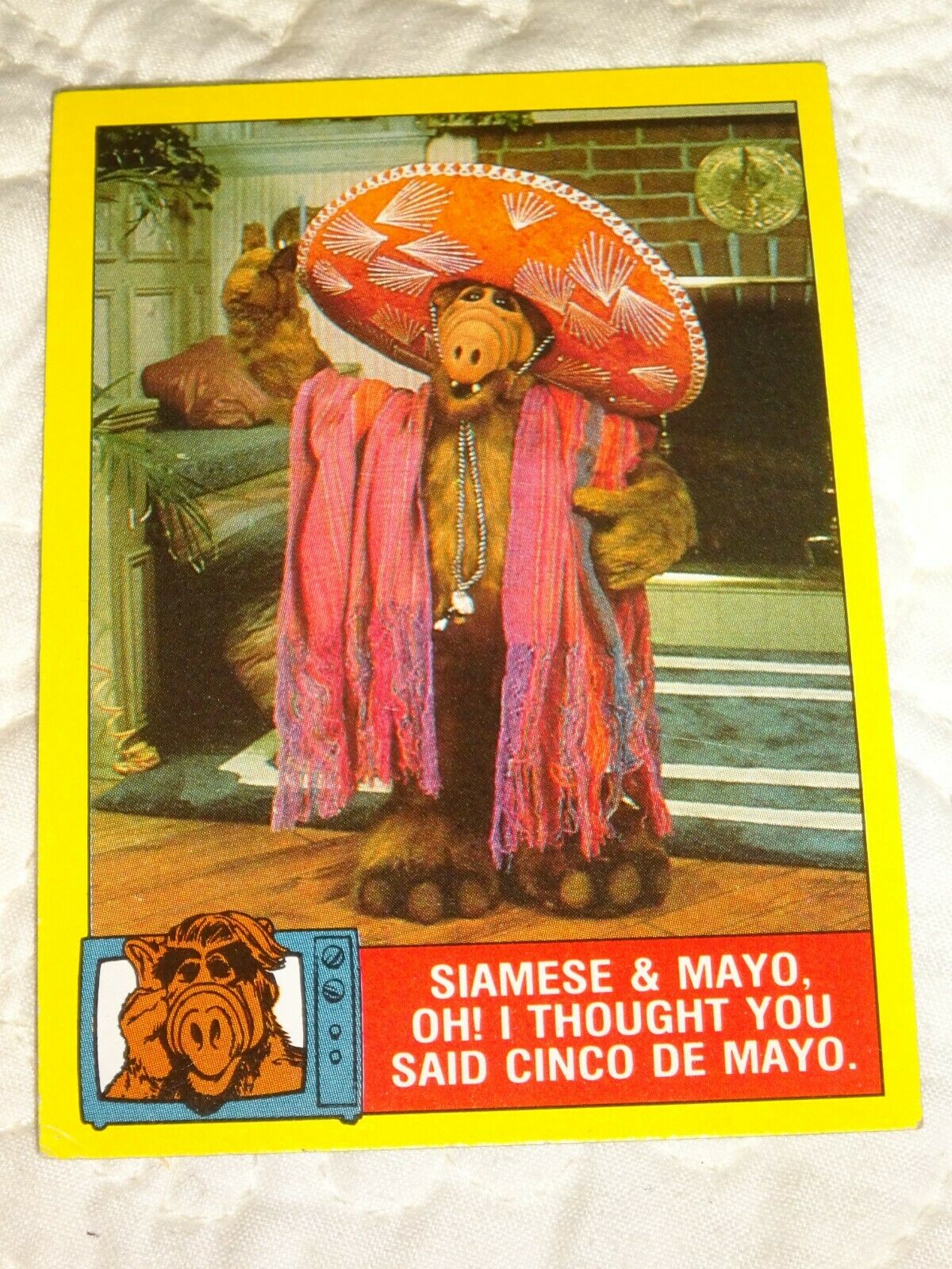 1987 ALF His Life & Times Trading Card #39 Retro Television Topps