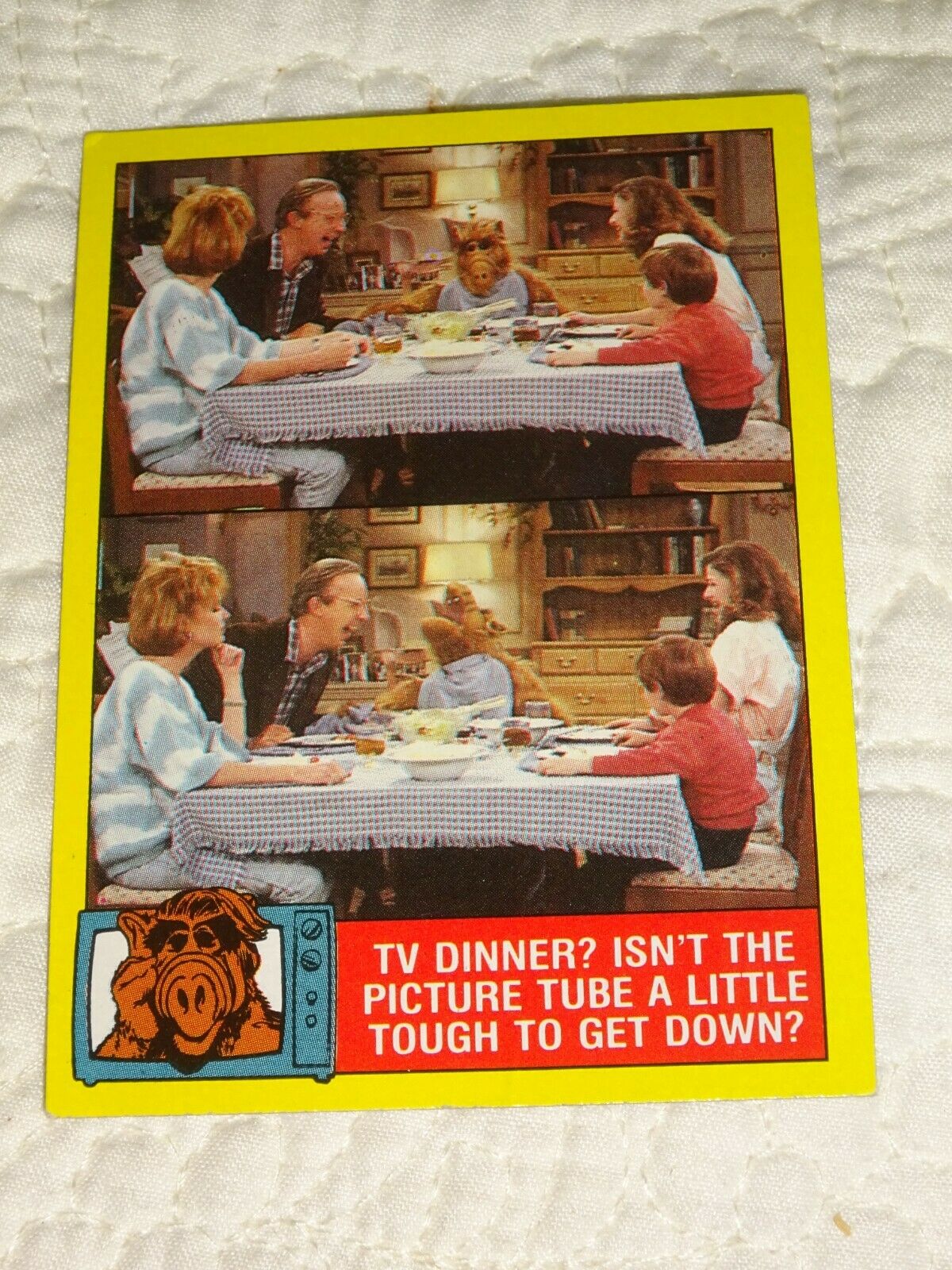 1987 ALF His Life & Times Trading Card #24 Retro Television Topps