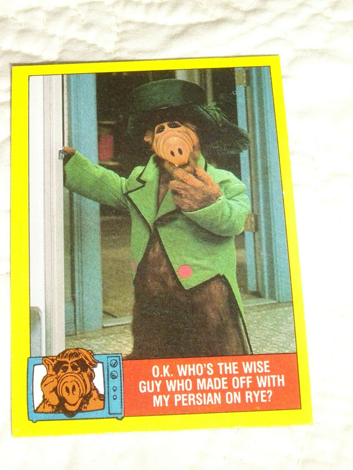 1987 ALF His Life & Times Trading Card #45 Retro Television Topps