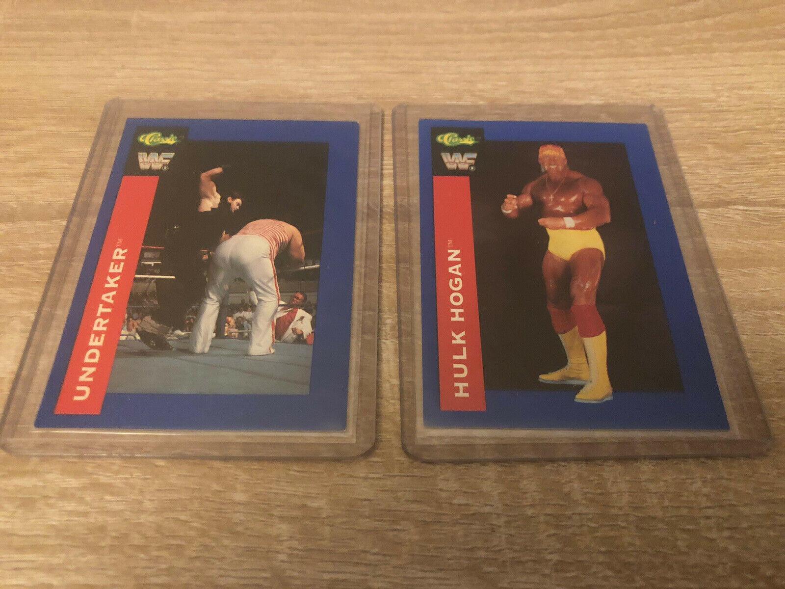 Hulk Hogan #40 The Undertaker #106 WWF Classic Trading Card Lot Rare OOP WWE